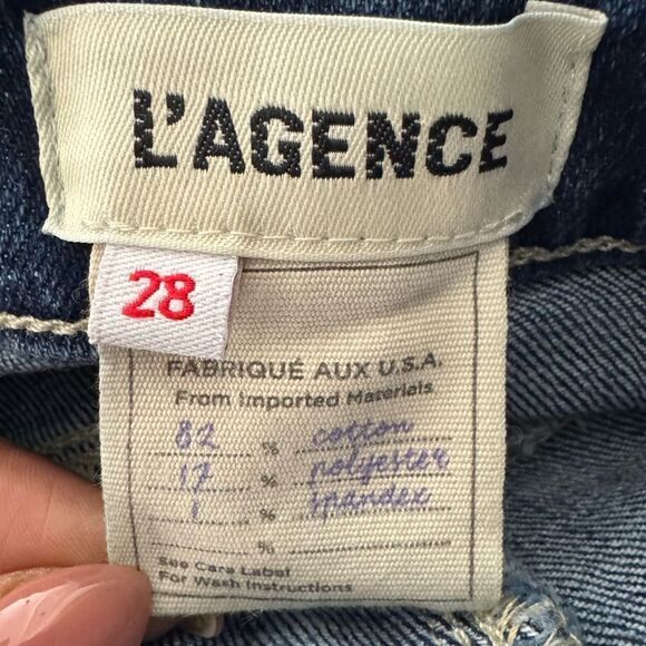 L'Agence High Line Skinny Maigre High Rise Jeans Size 28 - Picture 4 of 5